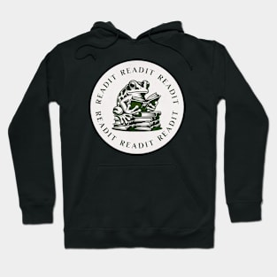 Read It - Frog Reading Books Hoodie